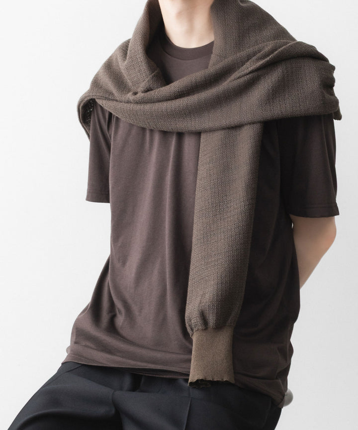 ssstein(シュタイン)のSUVIN COTTON BASIC TEE - DARK BROWNの公式通販サイトsession福岡セレクトショップ