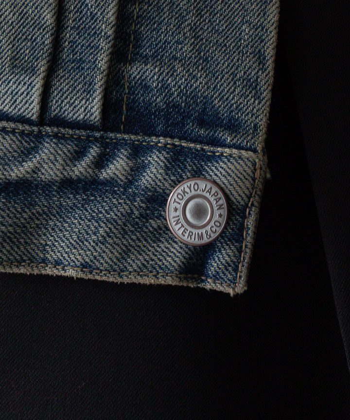 インテリムのHYPER BIG VINTAGE WASHED "1ST KIBATA SHUTTLE DENIM JACKETのSHABBY
