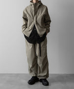 画像をギャラリービューアに読み込む, ssstein(シュタイン)の24AWコレクション NYLON TWILL HOODED ZIP UP JACKET - BEIGE 公式通販サイトsession福岡セレクトショップ
