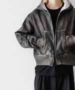 画像をギャラリービューアに読み込む, SUBLATIONS サブレーションズのCRACKING COATED PARKAのWHITE BASE 公式通販サイトsession福岡セレクトショップ
