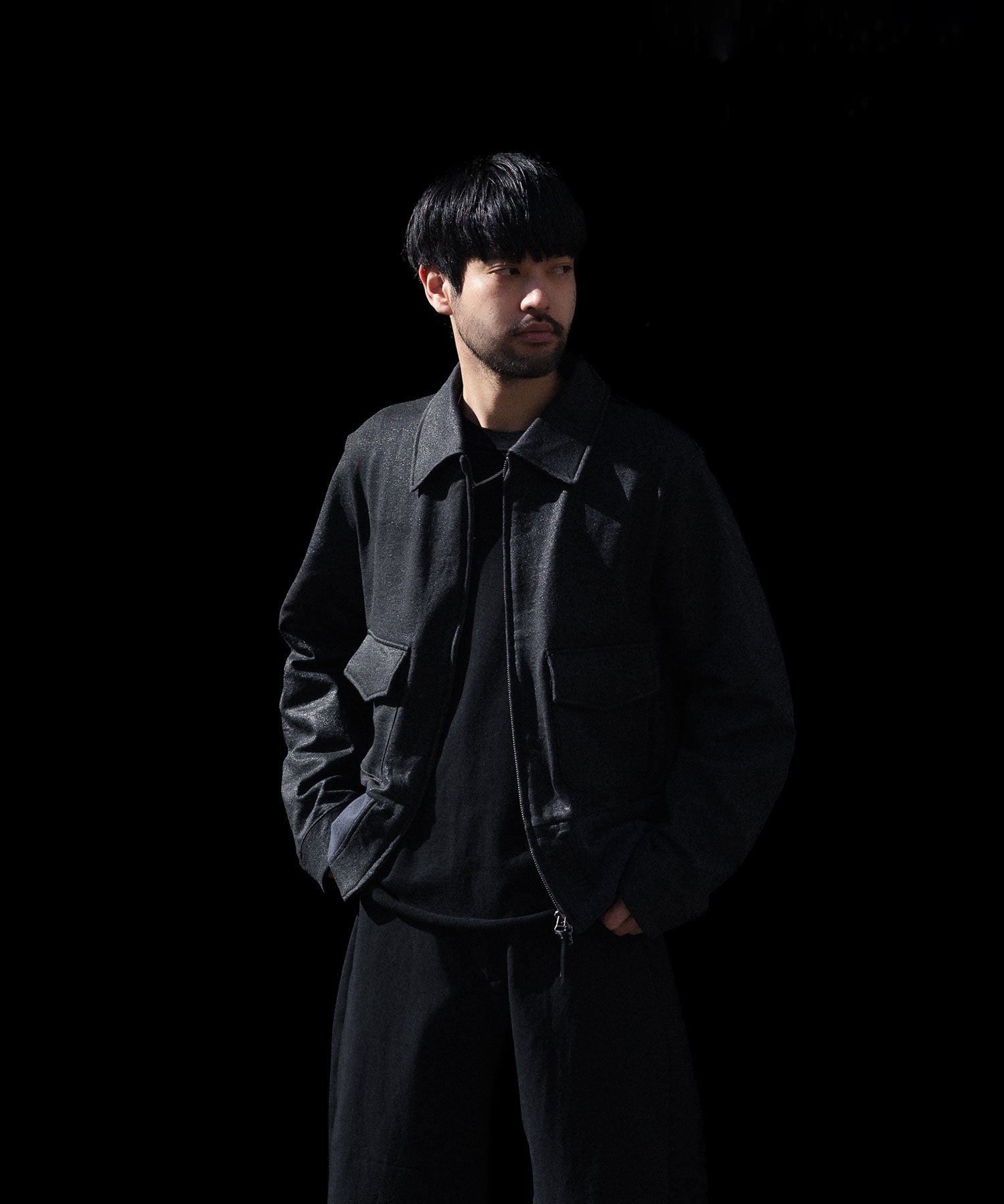 ANTHEM A / アンセムエー】CRACK TERRY BLOUSON - BLUE GRAY | 公式