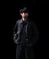 【ANTHEM A】CRACK TERRY BLOUSON - BLUE GRAY