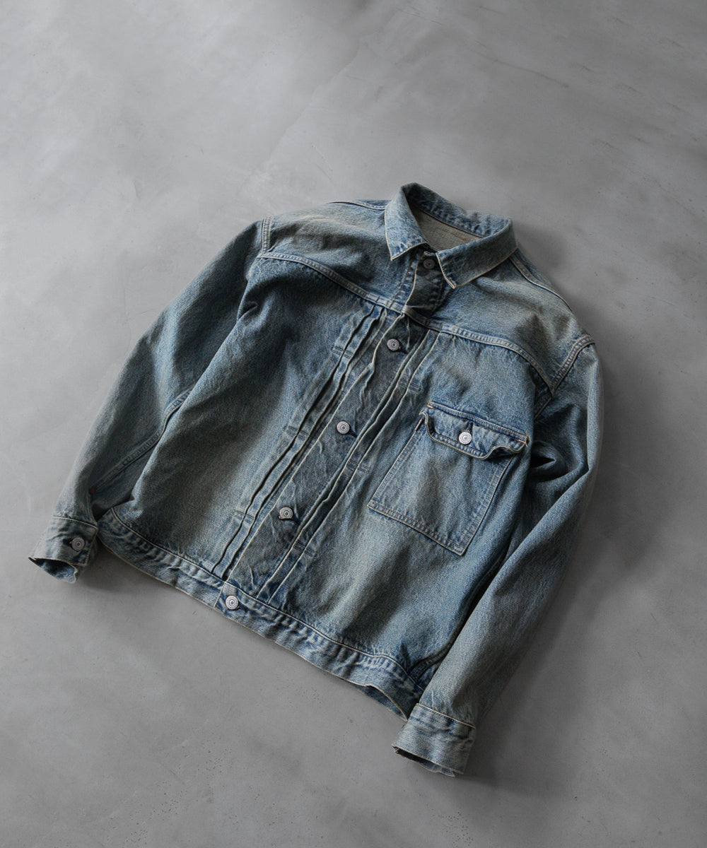 インテリムのHYPER BIG VINTAGE WASHED "1ST KIBATA SHUTTLE DENIM JACKETのSHABBY sessionセッション福岡セレクトショップ 公式通販サイト
