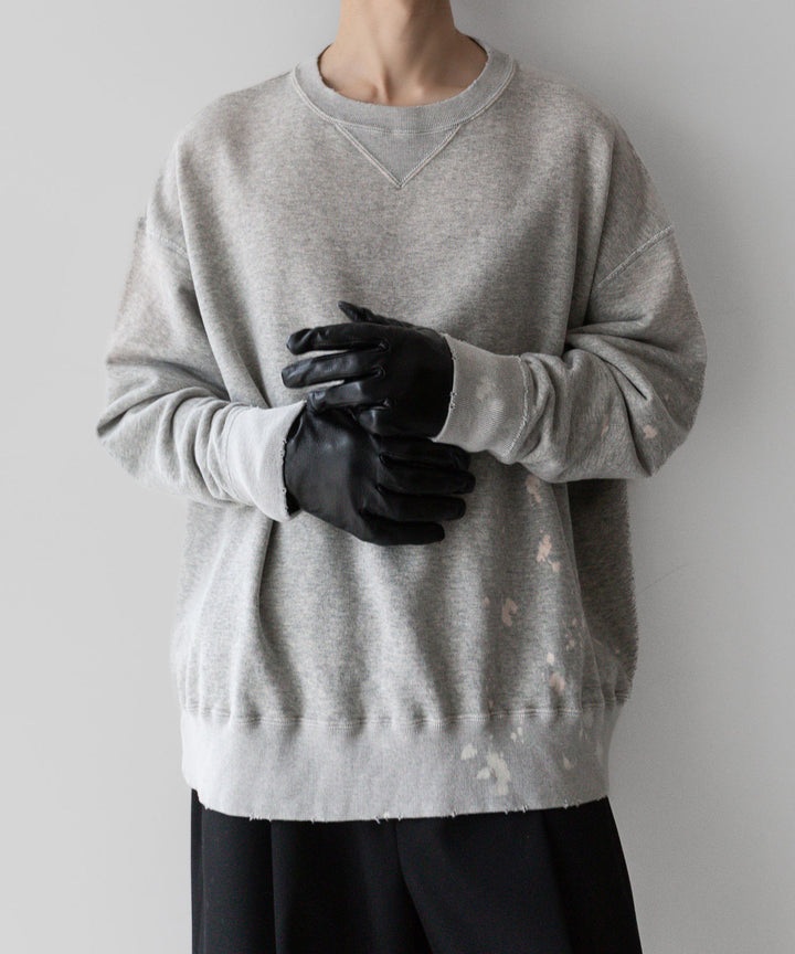 【INTÉRIM】インテリムのBLEACH HYPER BIG V LOOP WHEEL SEAMLESS SWEAT SHIRT - B.A.GRAY 公式通販サイトsession福岡せレクトショップ