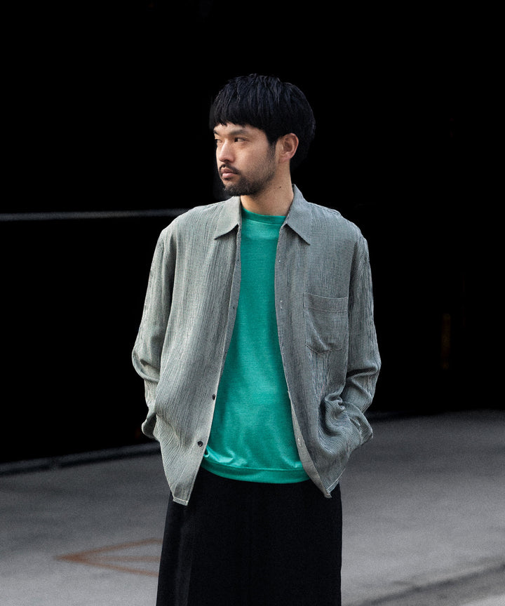 CODA -コーダのCHECKED RAW EDGES JAZZ SHIRTのCHECK公式通販サイトsession福岡セレクトショップ