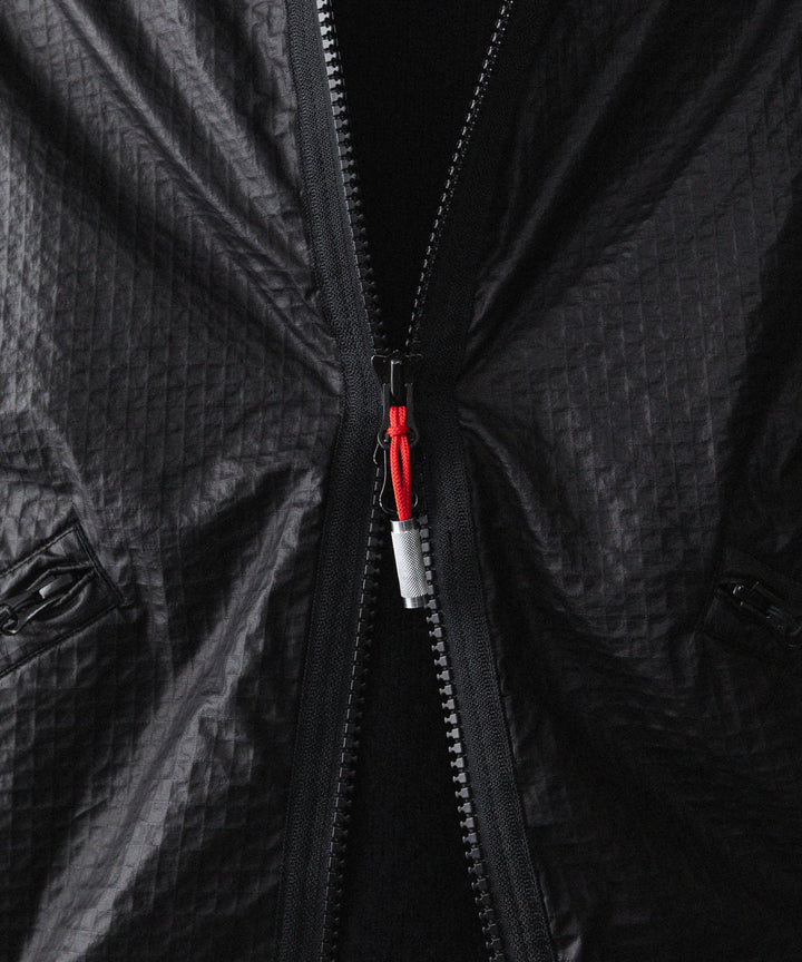【paratrait】FROG SKIN BLOUSON - BLACK