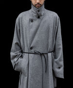 画像をギャラリービューアに読み込む, ssstein(シュタイン)のOVERSIZED DOUBLE BREASTED COAT - GREYの公式通販サイトsession福岡セレクトショップ
