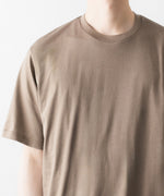 画像をギャラリービューアに読み込む, ssstein(シュタイン)のSUVIN COTTON BASIC TEE - KHAKIの公式通販サイトsession福岡セレクトショップ
