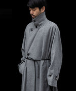画像をギャラリービューアに読み込む, ssstein(シュタイン)のOVERSIZED DOUBLE BREASTED COAT - GREYの公式通販サイトsession福岡セレクトショップ
