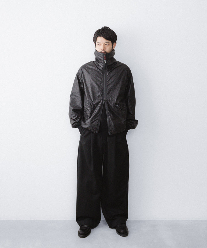 【paratrait】FROG SKIN BLOUSON - BLACK