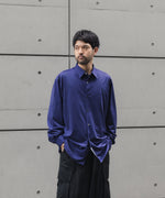 画像をギャラリービューアに読み込む, KANEMASA PHIL. カネマサフィルの46G MODEST SHIRTのPURPLE NAVY 公式通販サイトsession福岡セレクトショップ
