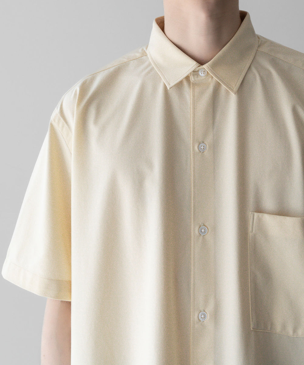 【KANEMASA PHIL.】カネマサフィルの46G ATOMOSPHERE STRIPE SS SHIRT - LIGHT YELLOW 公式通販サイトsession福岡セレクトショップ