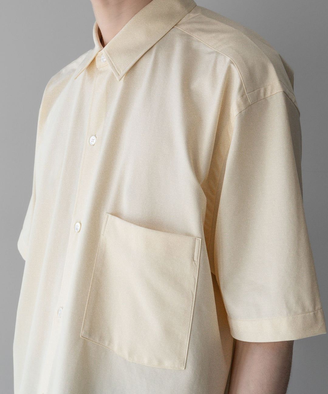 【KANEMASA PHIL.】カネマサフィルの46G ATOMOSPHERE STRIPE SS SHIRT - LIGHT YELLOW 公式通販サイトsession福岡セレクトショップ