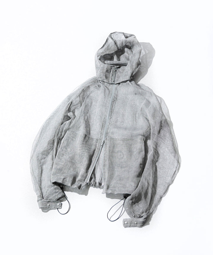 OPPOSE DUALITY オポーズデュアリティのMOSQUITO NET PARKAのLIGHT GRAY公式通販サイトsession福岡セレクトショップ