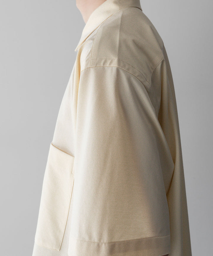 【KANEMASA PHIL.】カネマサフィルの46G ATOMOSPHERE STRIPE SS SHIRT - LIGHT YELLOW 公式通販サイトsession福岡セレクトショップ