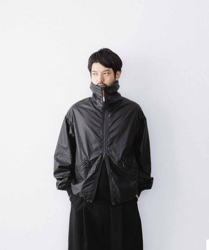 【paratrait】FROG SKIN BLOUSON - BLACK