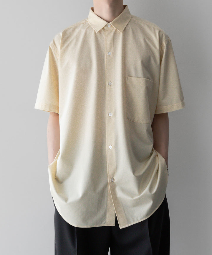 【KANEMASA PHIL.】カネマサフィルの46G ATOMOSPHERE STRIPE SS SHIRT - LIGHT YELLOW 公式通販サイトsession福岡セレクトショップ