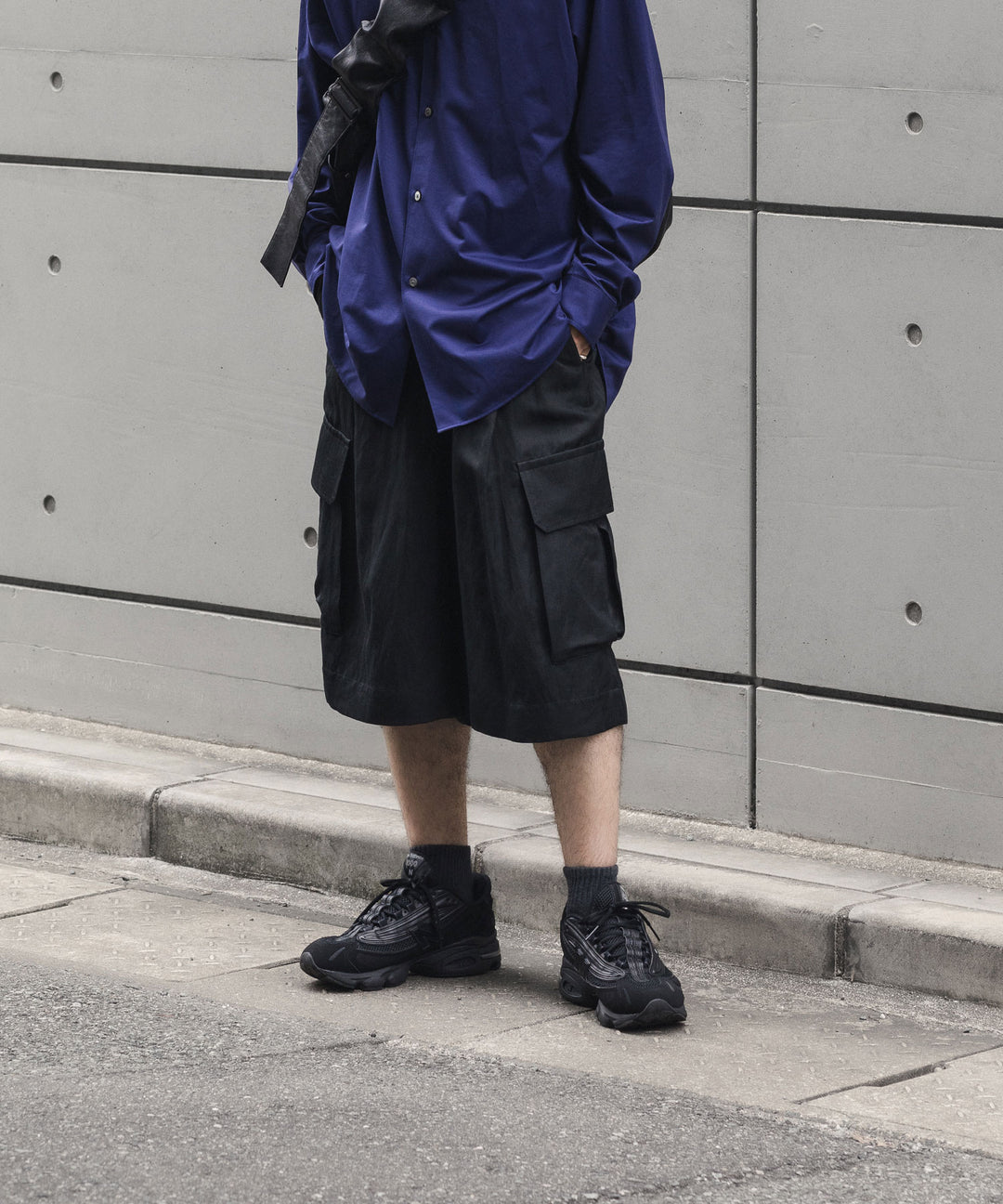 ssstein-シュタインのVIS/LI BRIGHT TWILL CARGO SHORT TROUSERSのDARK CHARCOAL公式通販サイトsession福岡セレクトショップ