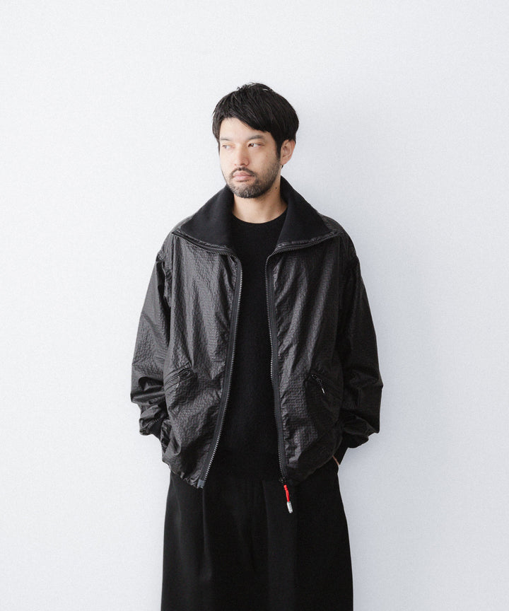 【paratrait】FROG SKIN BLOUSON - BLACK