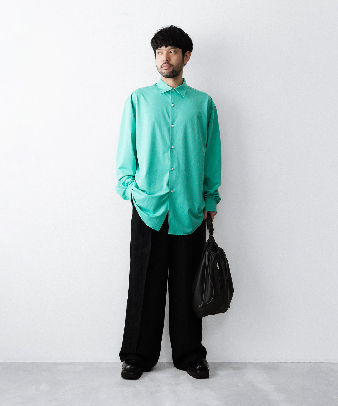 ssstein(シュタイン)のVIS/LI/RA TWILL EASY LONG WIDE TROUSERS - BLACKの公式通販サイトsession福岡セレクトショップ
