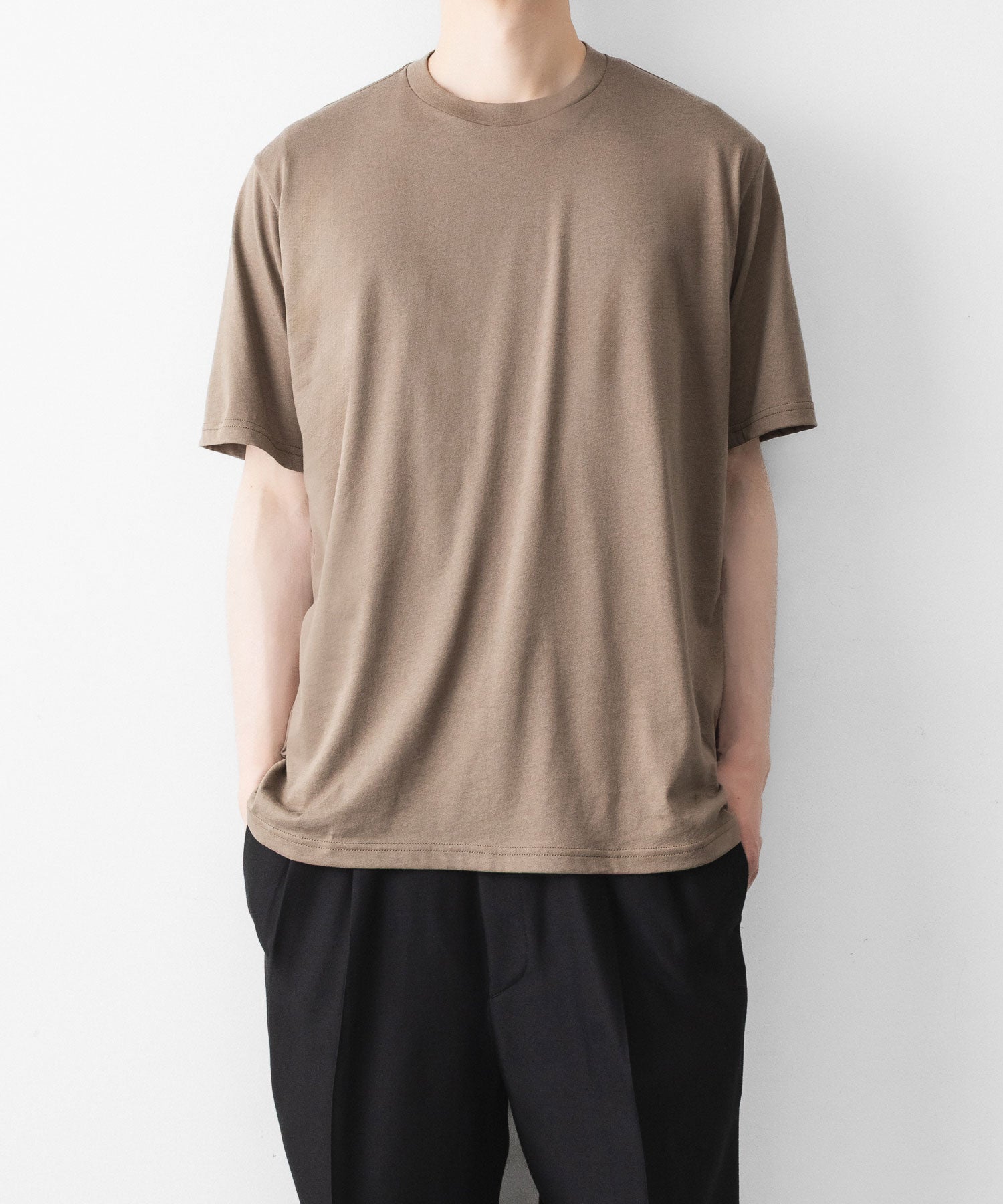ssstein / シュタイン】SUVIN COTTON BASIC TEE - KHAKI | 公式通販