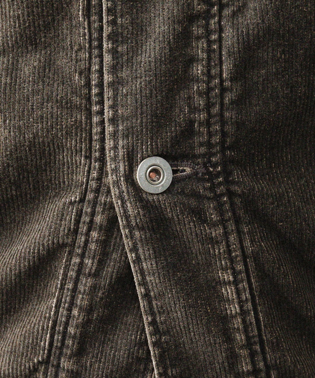 【paratrait】COATED CORDUROY PK - BLACK