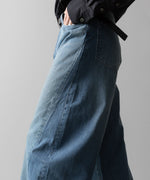 画像をギャラリービューアに読み込む, ssstein(シュタイン)の24AWコレクション DEFORMATION WIDE DENIM JEANS - INDIGO 公式通販サイトsession福岡セレクトショップ
