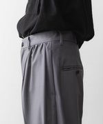 画像をギャラリービューアに読み込む, ANTHEM A アンセム エーのWOOL TROPICAL SIDE GATHER SLACKSの公式通販サイトsession福岡セレクトショップ
