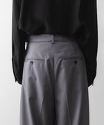 画像をギャラリービューアに読み込む, ANTHEM A アンセム エーのWOOL TROPICAL SIDE GATHER SLACKSの公式通販サイトsession福岡セレクトショップ
