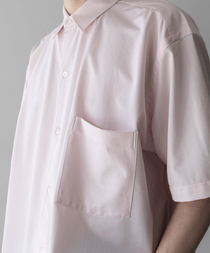 【KANEMASA PHIL.】カネマサフィルの46G ATOMOSPHERE STRIPE SS SHIRT - SALMON PINK 公式通販サイトsession福岡セレクトショップ