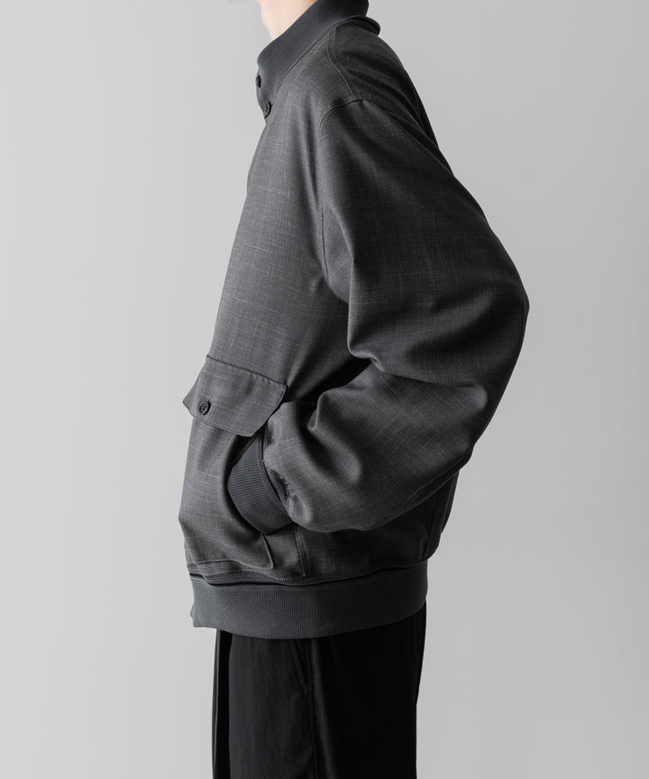 INTÉRIM(インテリム)のHYPER BIG VIRGIN WOOL SILK MOHAIR SUITING RIBBED JACKET - M.GRAY 公式通販サイトsession福岡セレクトショップ
