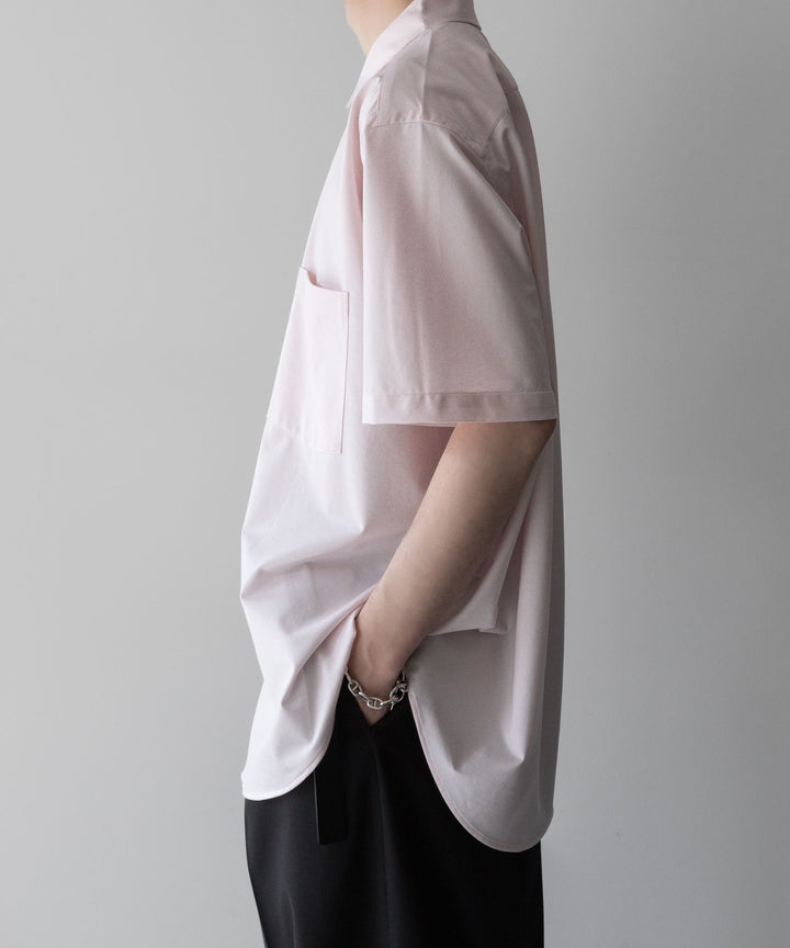 【KANEMASA PHIL.】カネマサフィルの46G ATOMOSPHERE STRIPE SS SHIRT - SALMON PINK 公式通販サイトsession福岡セレクトショップ
