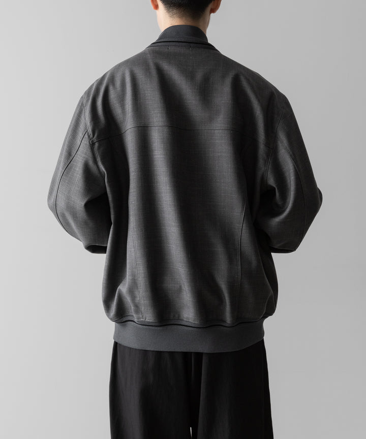 INTÉRIM(インテリム)のHYPER BIG VIRGIN WOOL SILK MOHAIR SUITING RIBBED JACKET - M.GRAY 公式通販サイトsession福岡セレクトショップ
