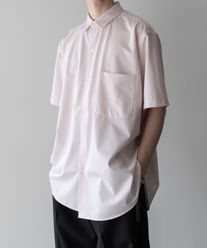 【KANEMASA PHIL.】カネマサフィルの46G ATOMOSPHERE STRIPE SS SHIRT - SALMON PINK 公式通販サイトsession福岡セレクトショップ