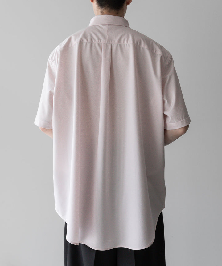 【KANEMASA PHIL.】カネマサフィルの46G ATOMOSPHERE STRIPE SS SHIRT - SALMON PINK 公式通販サイトsession福岡セレクトショップ