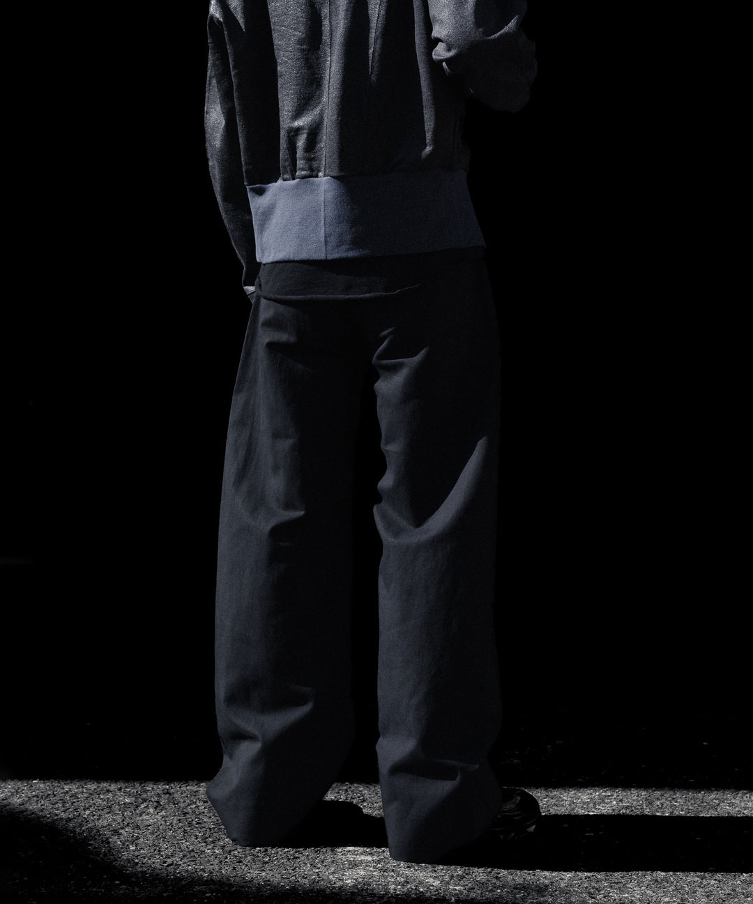 ssstein(シュタイン)のDOUBLE WEAVE COTTON ROUND PANTS - BLACKの公式通販サイトsession福岡セレクトショップ