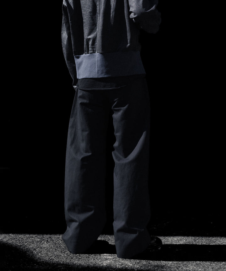 ssstein(シュタイン)のDOUBLE WEAVE COTTON ROUND PANTS - BLACKの公式通販サイトsession福岡セレクトショップ