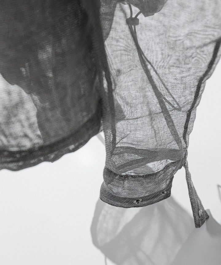OPPOSE DUALITY オポーズデュアリティのMOSQUITO NET PARKAのLIGHT GRAY公式通販サイトsession福岡セレクトショップ