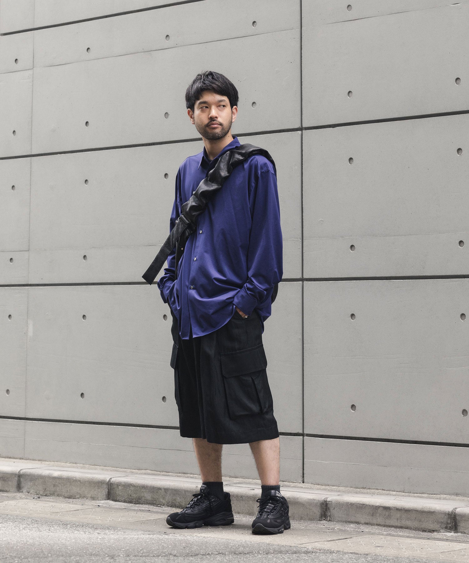 ssstein / シュタイン】VIS/LI BRIGHT TWILL CARGO SHORT TROUSERS