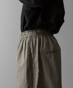 ssstein(シュタイン)の24AWコレクション NYLON TWILL CARGO EASY TROUSERS - BEIGE 公式通販サイトsession福岡セレクトショップ