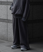 画像をギャラリービューアに読み込む, 【 i&#39;m here 】SIDE ZIP : SWEAT PANTS - GRAY
