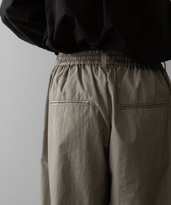 ssstein(シュタイン)の24AWコレクション NYLON TWILL CARGO EASY TROUSERS - BEIGE 公式通販サイトsession福岡セレクトショップ