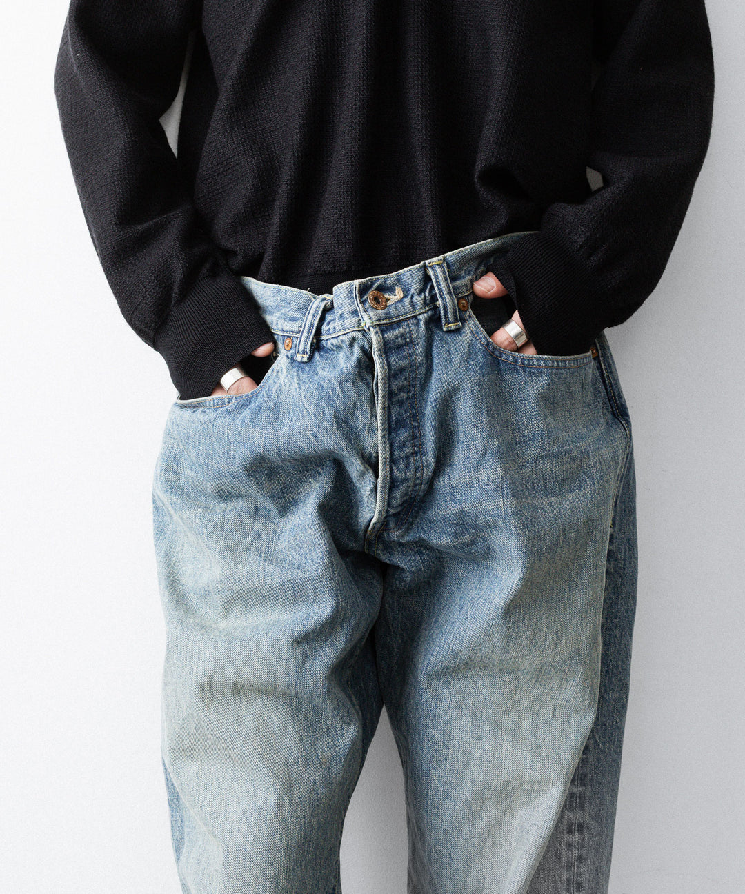 INTÉRIM - インテリムのSHABBY HEAVY KIBATA SHUTTLE HYPER BIG WWII 1943 DENIM JEANSのS.NAVY公式通販サイトsession福岡セレクトショップ