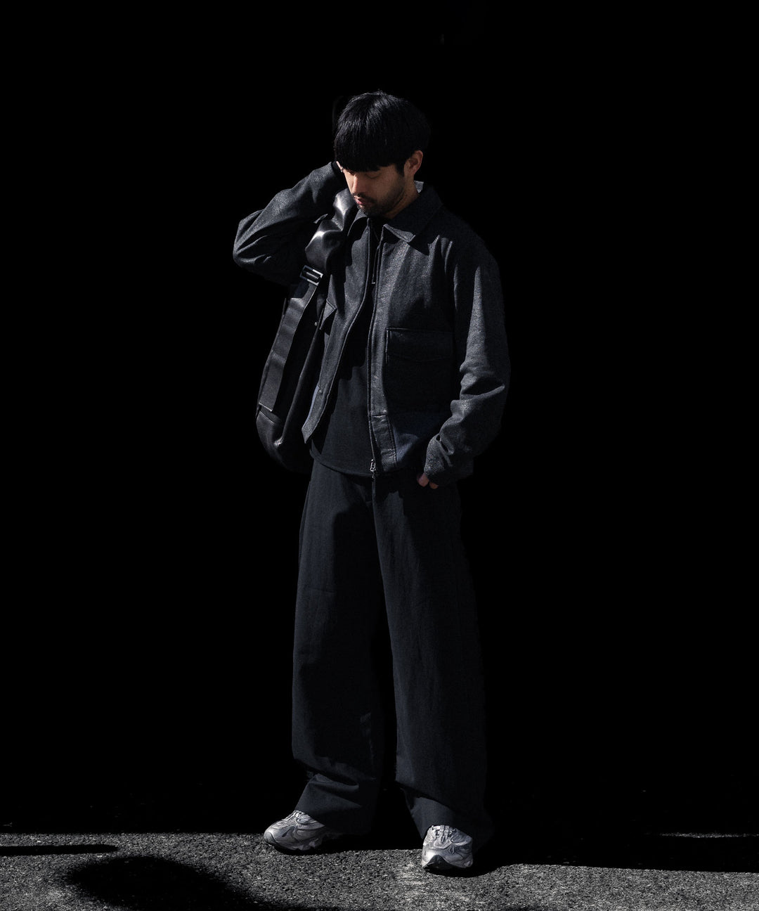 ssstein(シュタイン)のDOUBLE WEAVE COTTON ROUND PANTS - BLACKの公式通販サイトsession福岡セレクトショップ