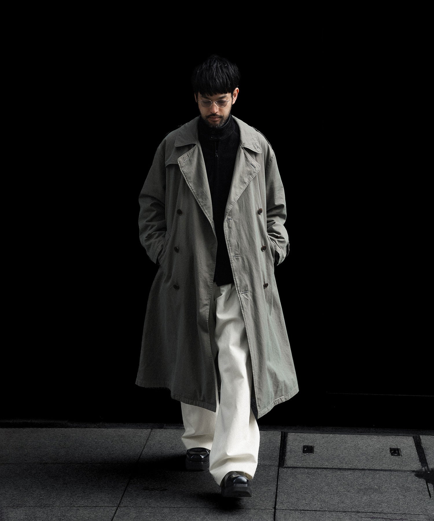 ssstein 22AW トレンチコート ssstein / シュタイン】VINTAGE TRENCH COAT - KHAKI BEIGE | 公式通販