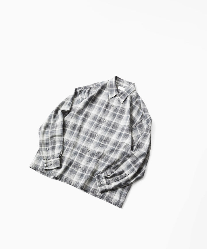 paratrait パラトレイトのCHECK LS SHIRTのBLACK 公式通販サイトsession福岡セレクトショップ