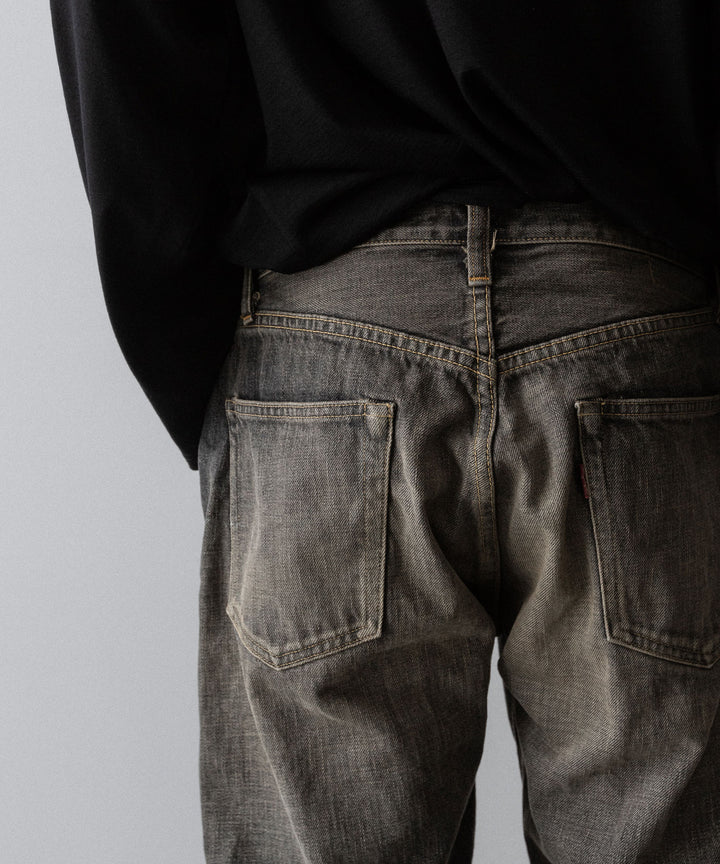 【INTÉRIM】CLASSIC VINTAGE "1947XX" SHUTTLE DENIM TROUSERS - C.BLACK