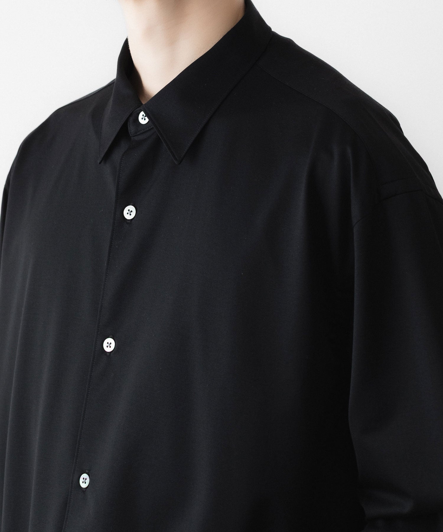 KANEMASA PHIL.】46G MODEST SHIRT - BLACK | 公式通販サイト session