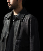 画像をギャラリービューアに読み込む, ANTHEM A アンセムエーのCRACK TERRY BLOUSONのBROWN 公式通販サイトsession福岡セレクトショップ
