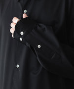 画像をギャラリービューアに読み込む, KANEMASA PHIL. カネマサフィルの46G MODEST SHIRTのBLACK 公式通販サイトsession福岡セレクトショップ
